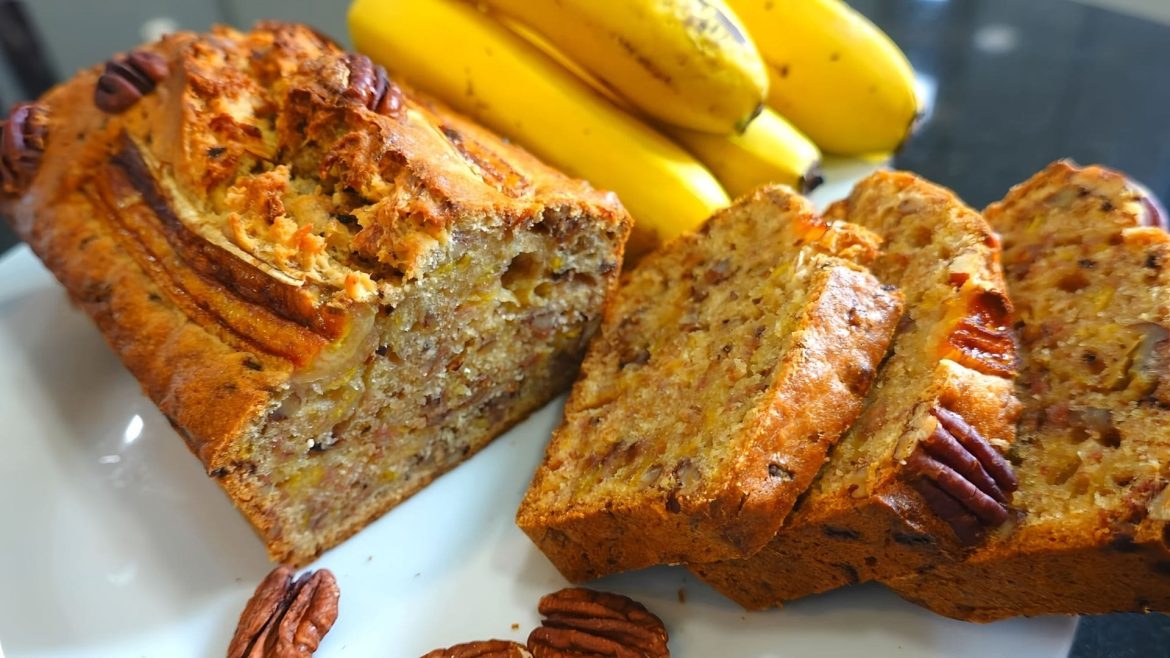 Szybki i Smaczny przepis na chlebek bananowy w 15 minut